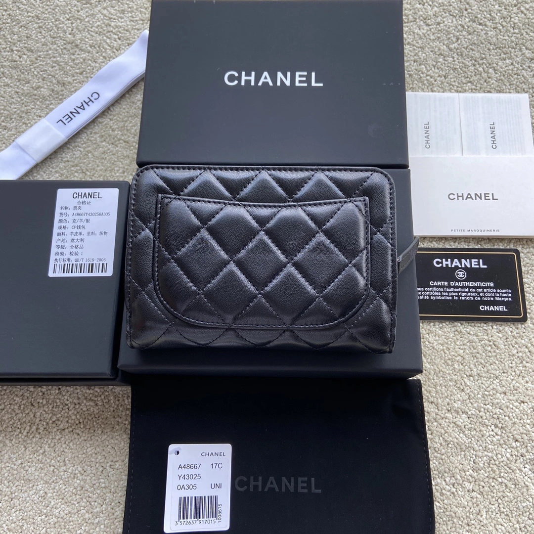 Chanel Wallets Purse ZipUp 56512