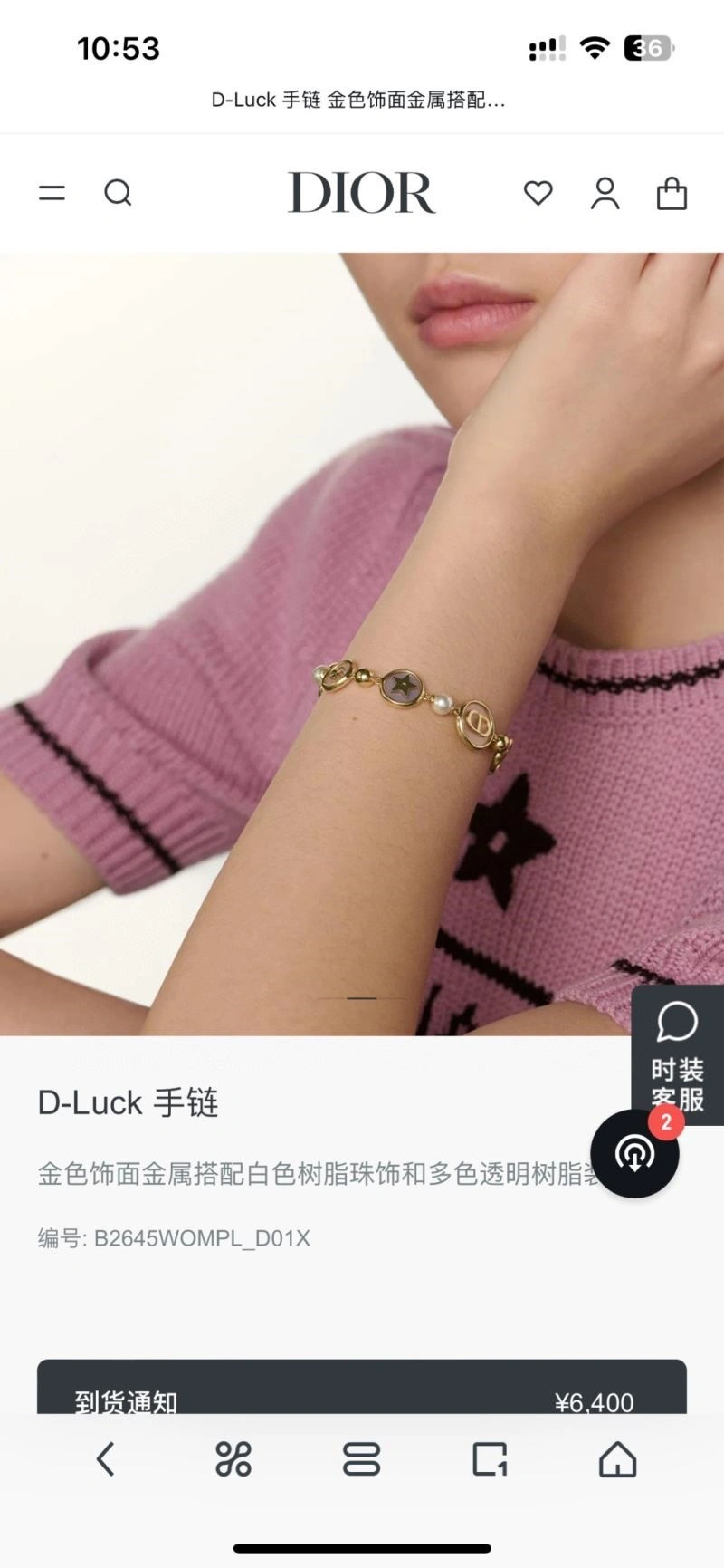 ZipUp Christian Dior Bracelets 233691