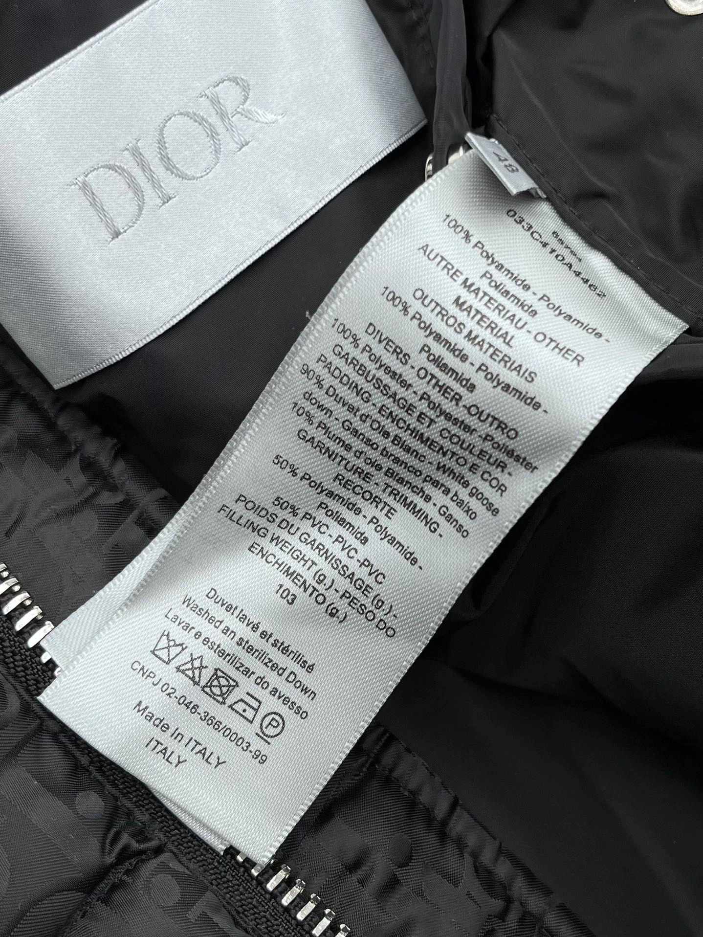 Christian Dior Down Jackets SmoothTexture 117977