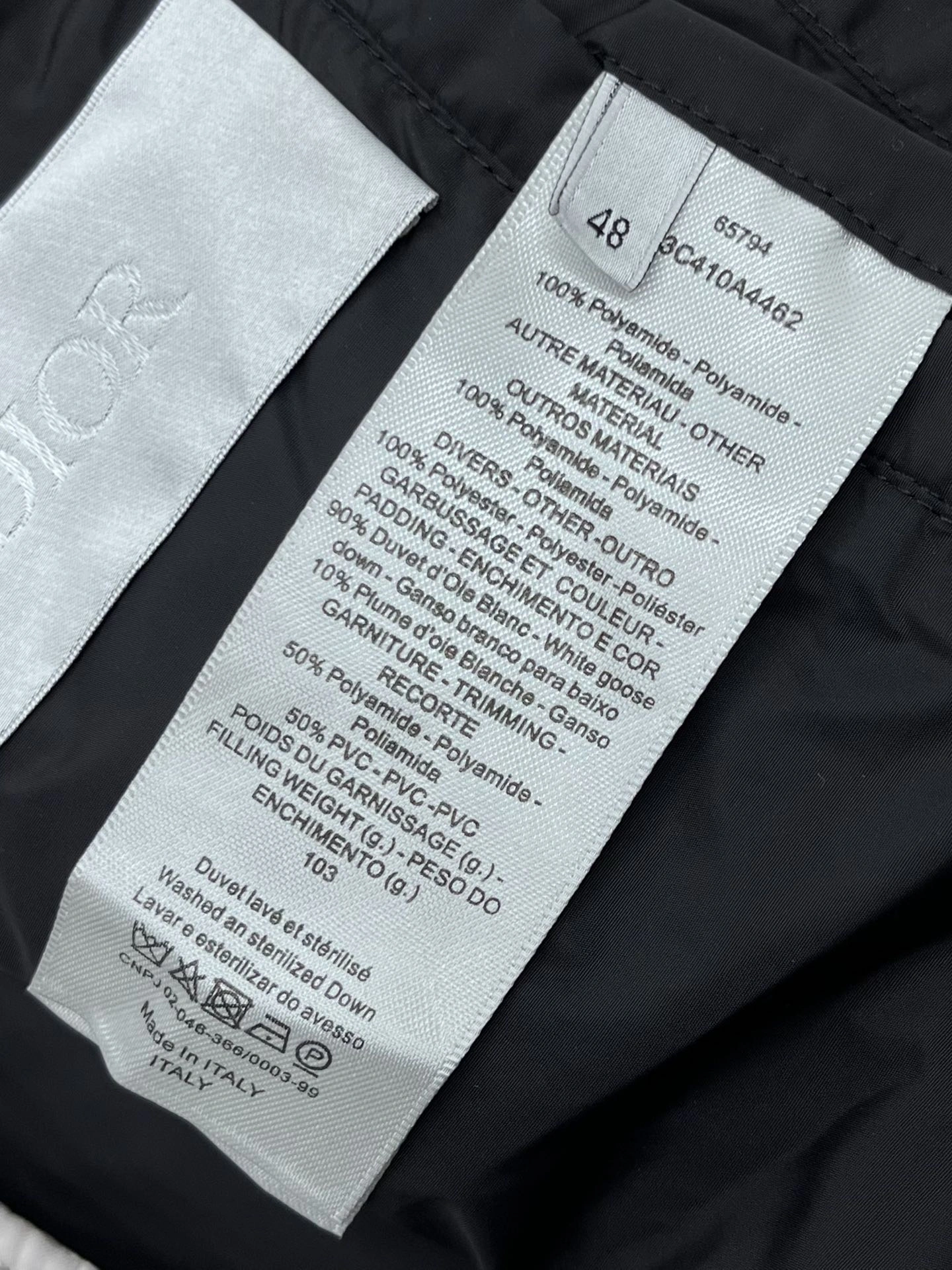 Compact Christian Dior Down Jackets 117965
