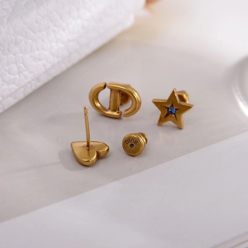 Christian Dior Earrings Colorful 236014