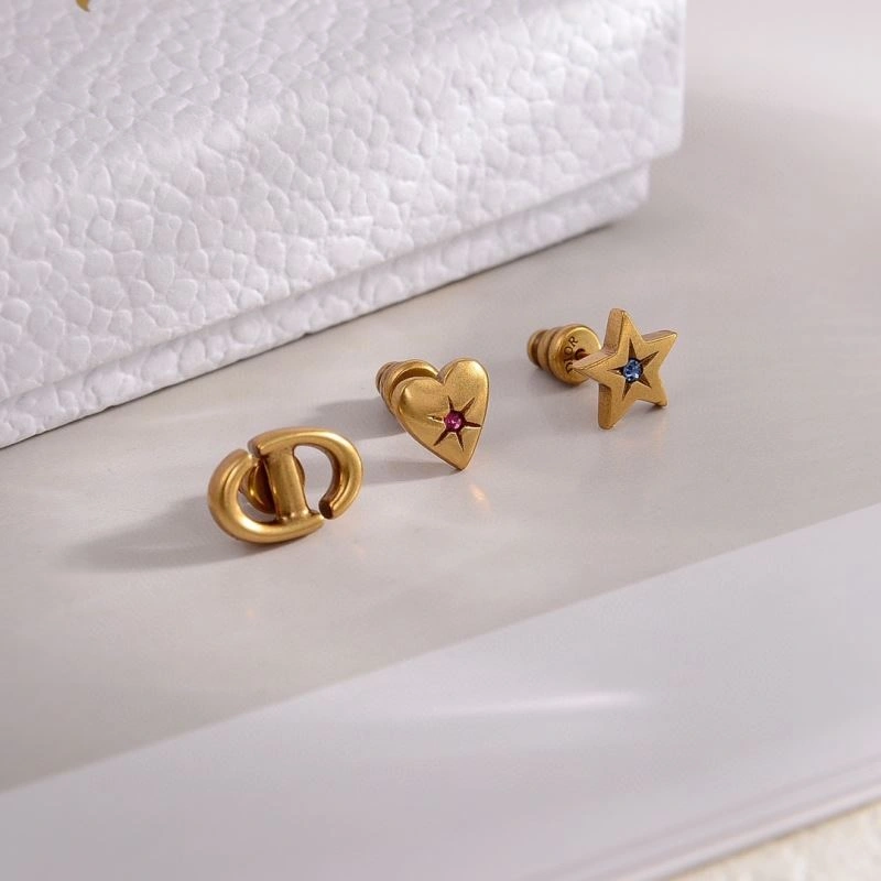Christian Dior Earrings Colorful 236014