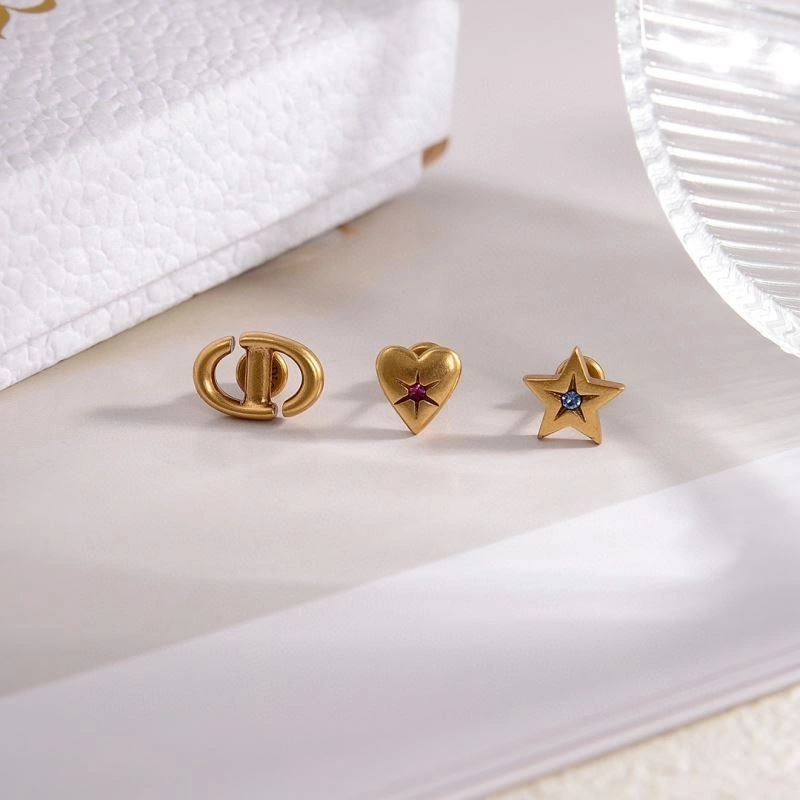 Christian Dior Earrings Colorful 236014