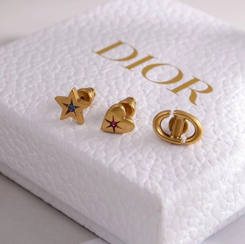 Christian Dior Earrings Colorful 236014