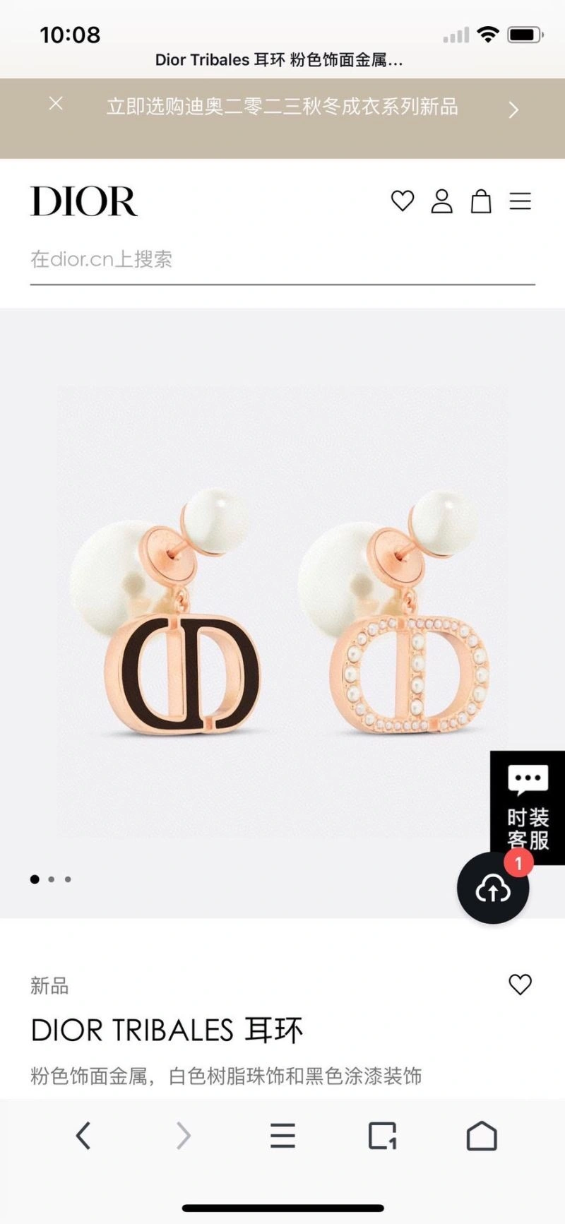 Comfortable Christian Dior Earrings 235982
