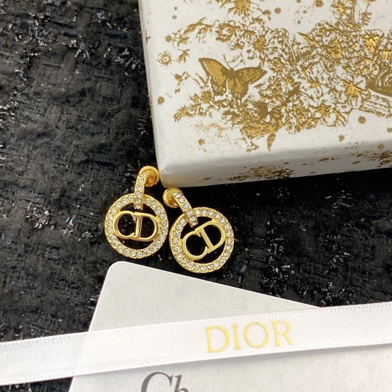 Christian Dior Earrings Colorful 236293