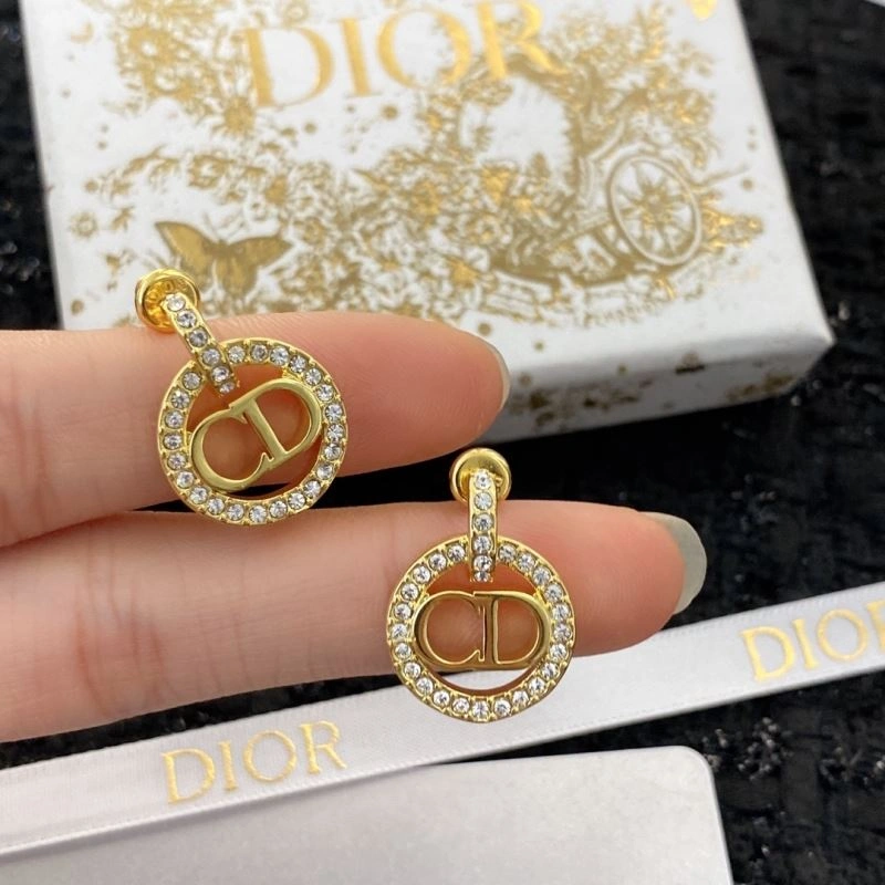 Christian Dior Earrings Colorful 236293
