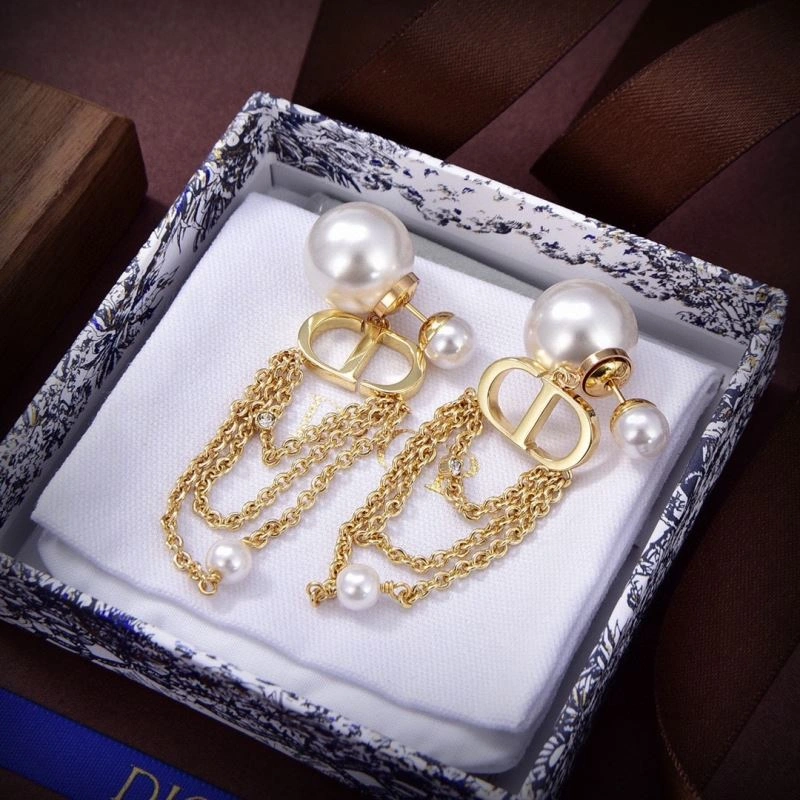 SmoothTexture Christian Dior Earrings 236153