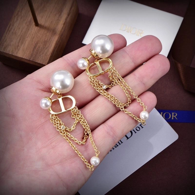 SmoothTexture Christian Dior Earrings 236153