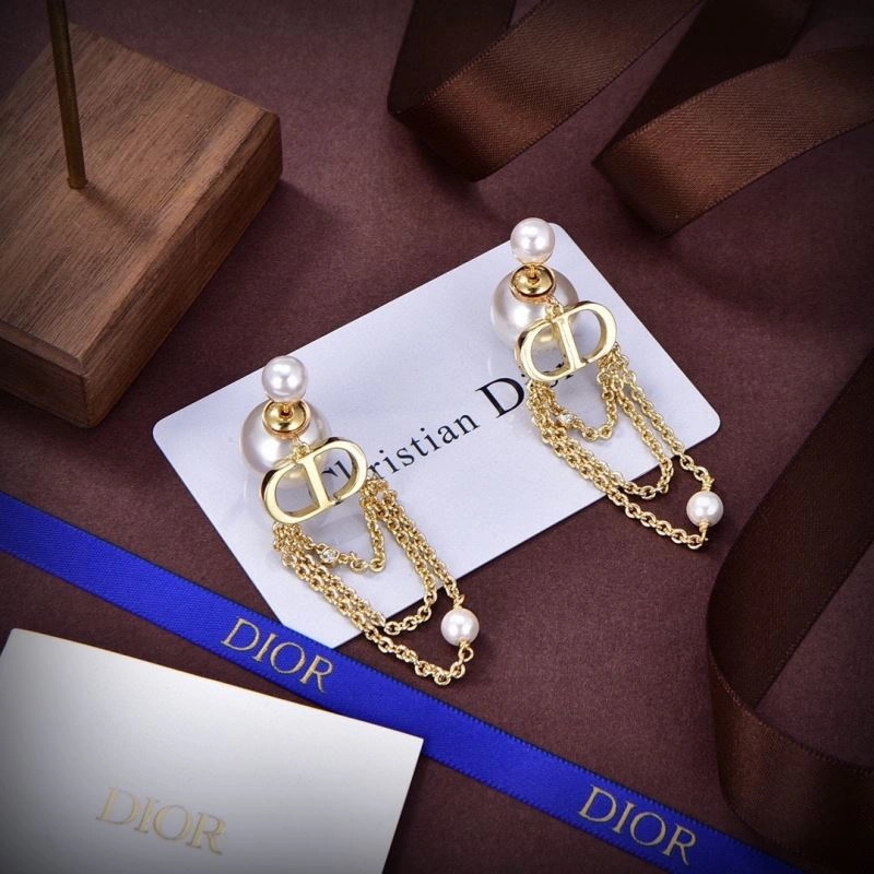 SmoothTexture Christian Dior Earrings 236153
