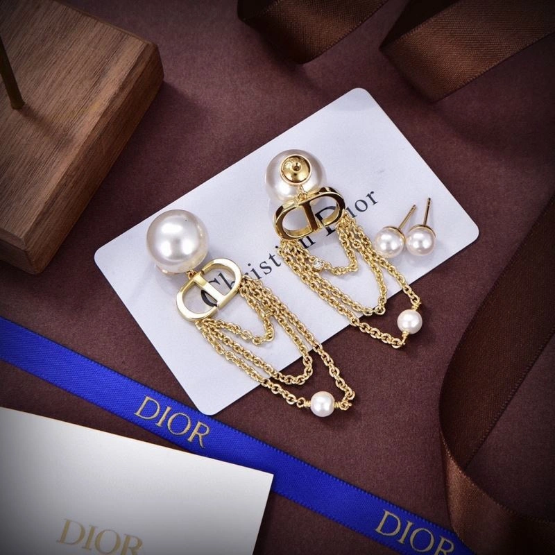 SmoothTexture Christian Dior Earrings 236153
