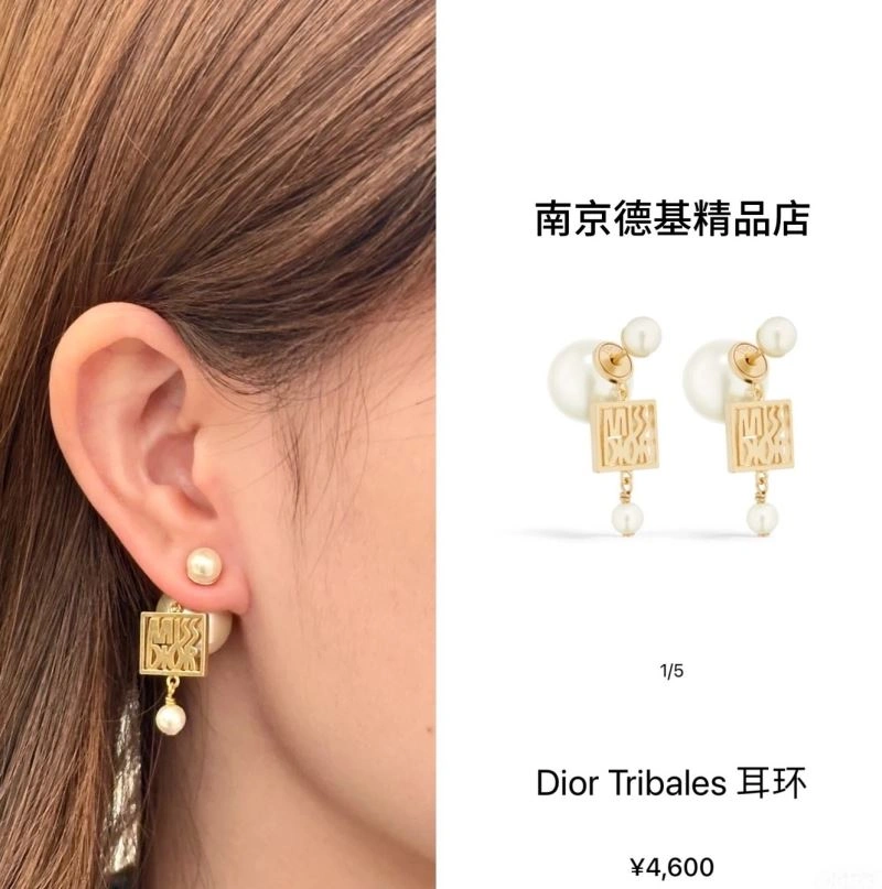 Christian Dior Earrings Sustainable 235566