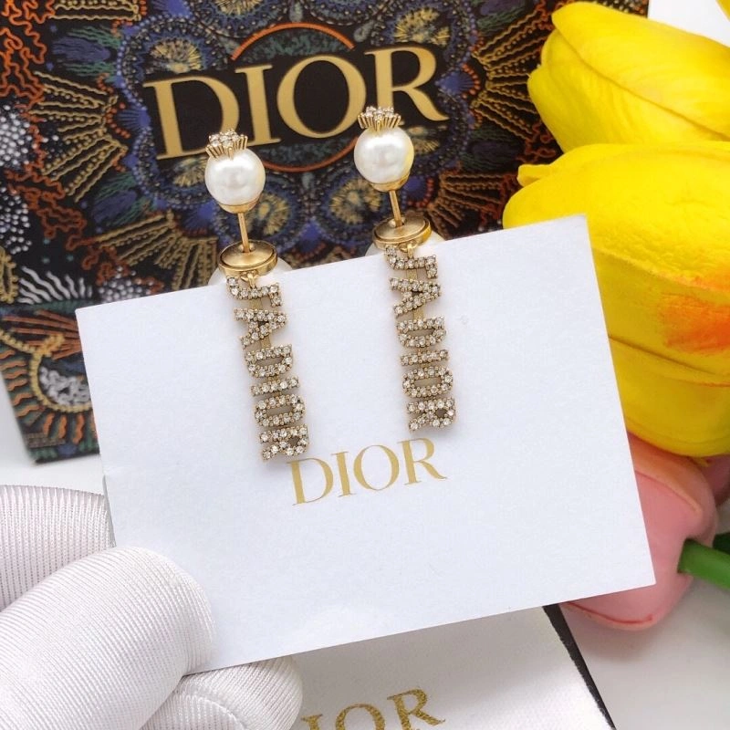 Christian Dior Earrings Sleek 235580