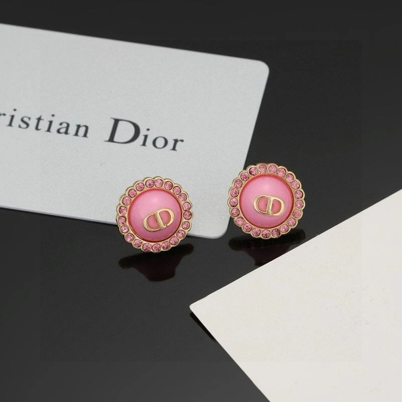 Christian Dior Earrings Colorful 235313