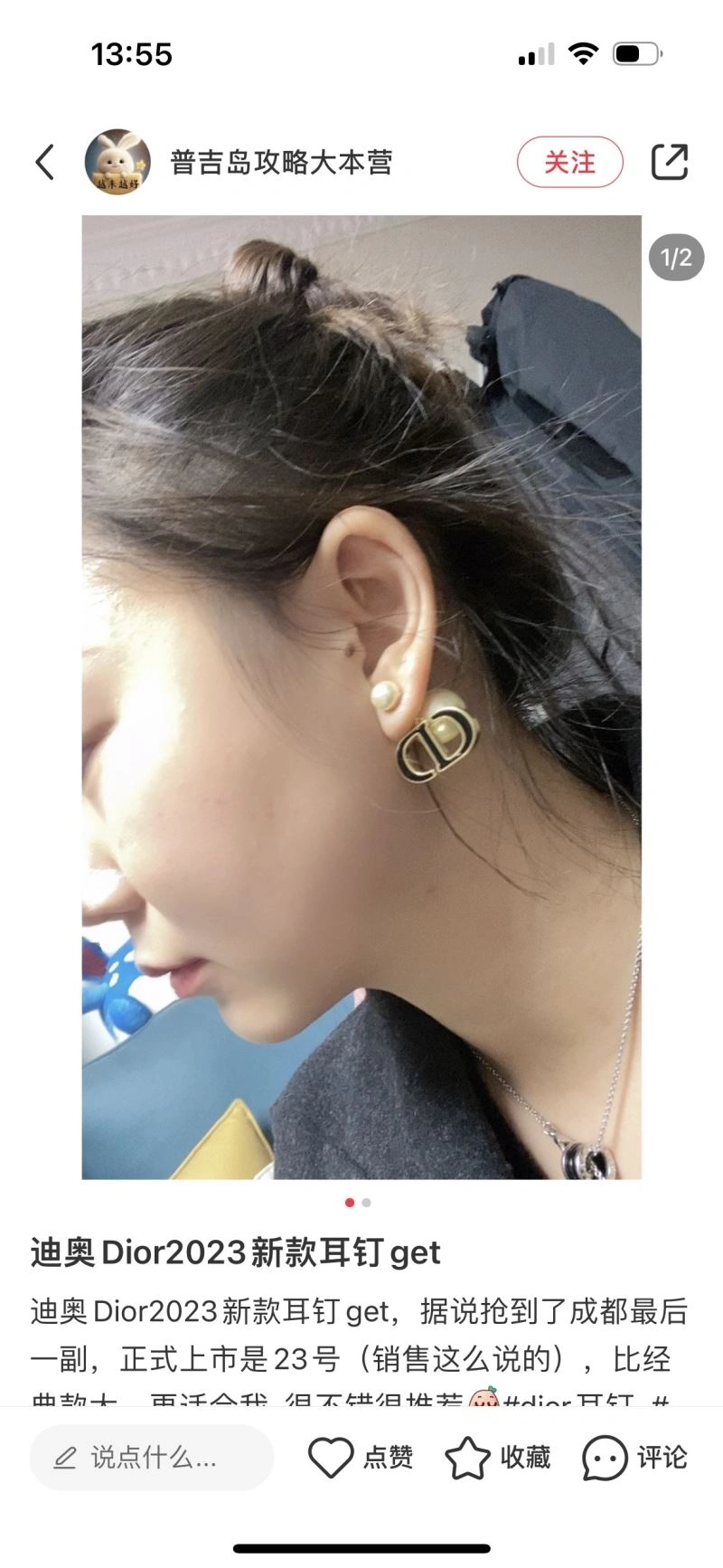 Christian Dior Earrings Classic 235317