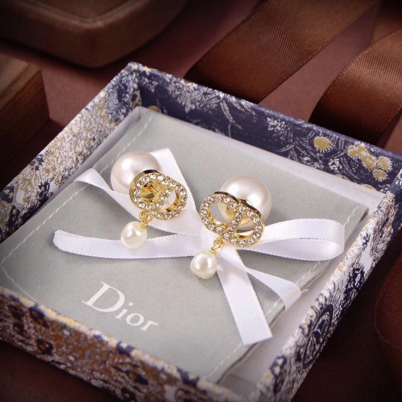 Christian Dior Earrings Colorful 235282