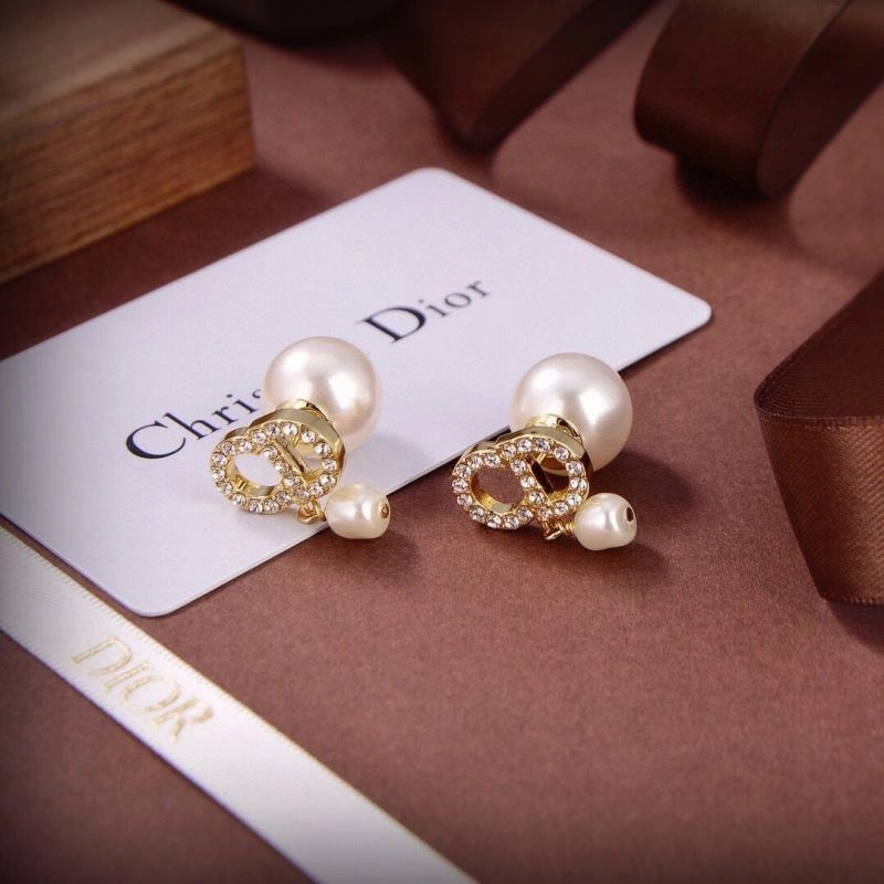 Christian Dior Earrings Colorful 235282