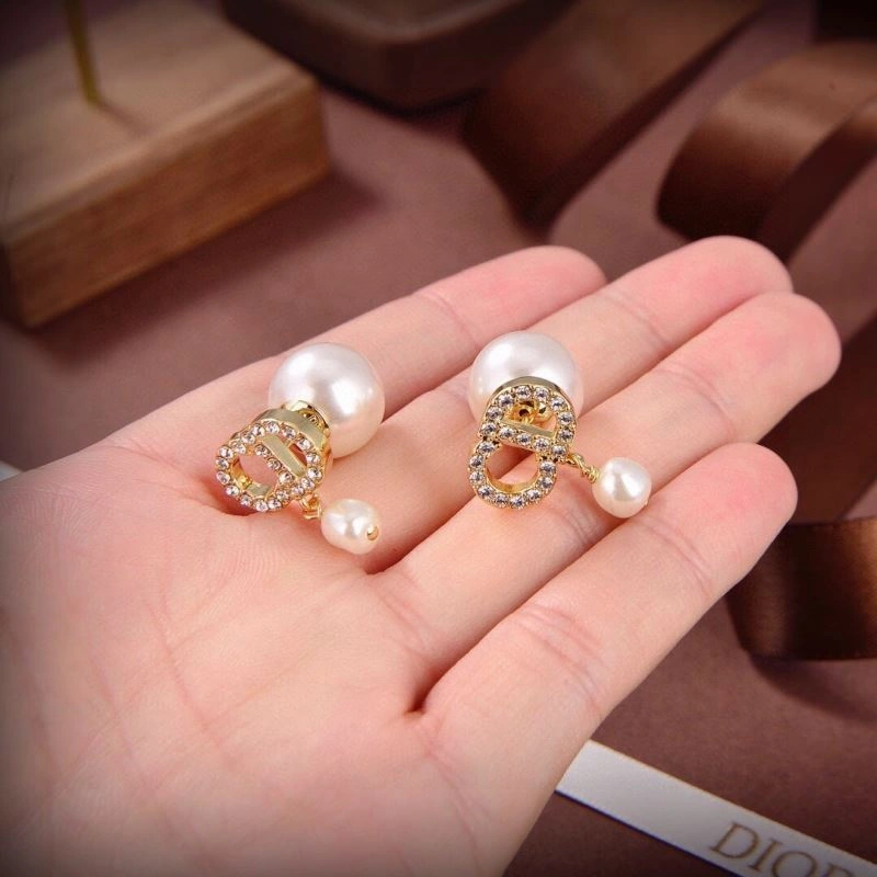 Christian Dior Earrings Colorful 235282