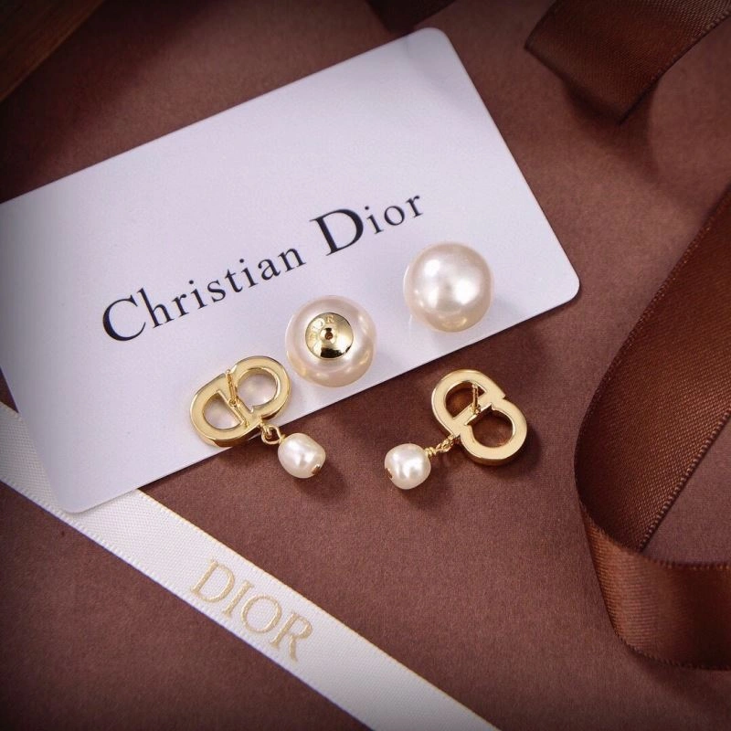 Christian Dior Earrings Colorful 235282