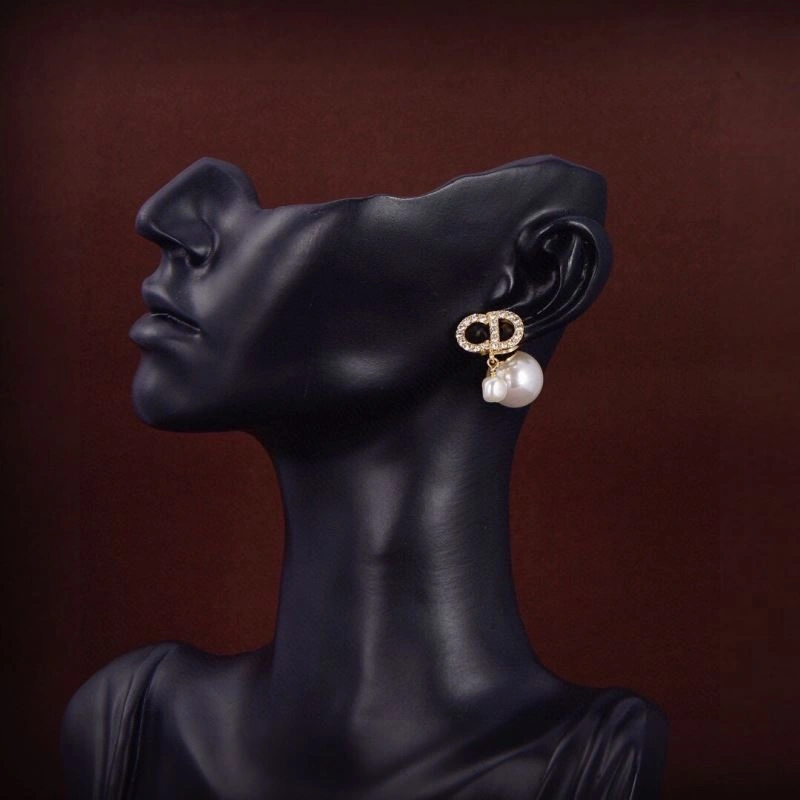 Christian Dior Earrings Colorful 235282