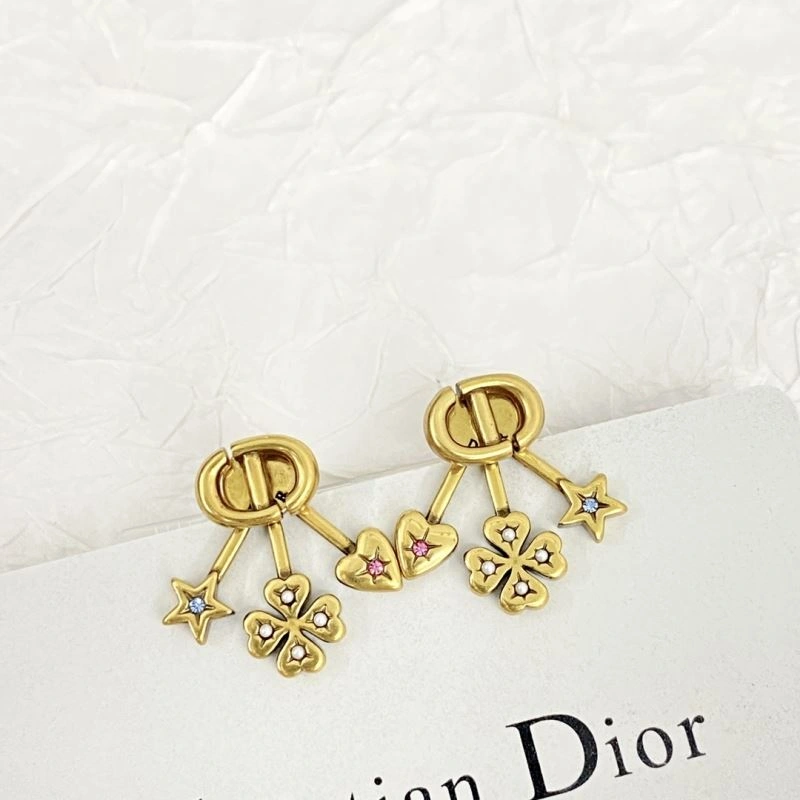 Colorful Christian Dior Earrings 234986