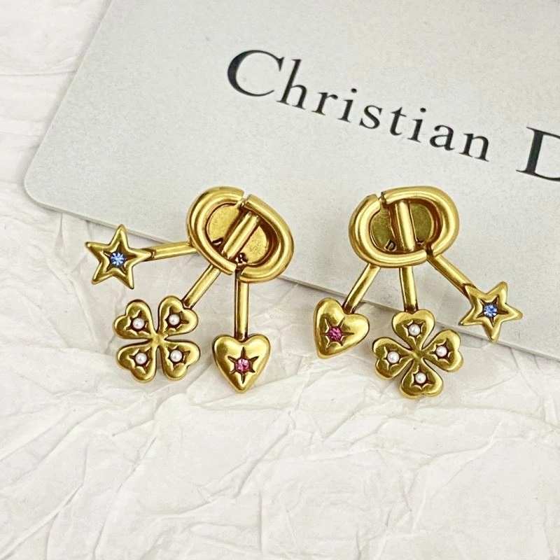 Colorful Christian Dior Earrings 234986
