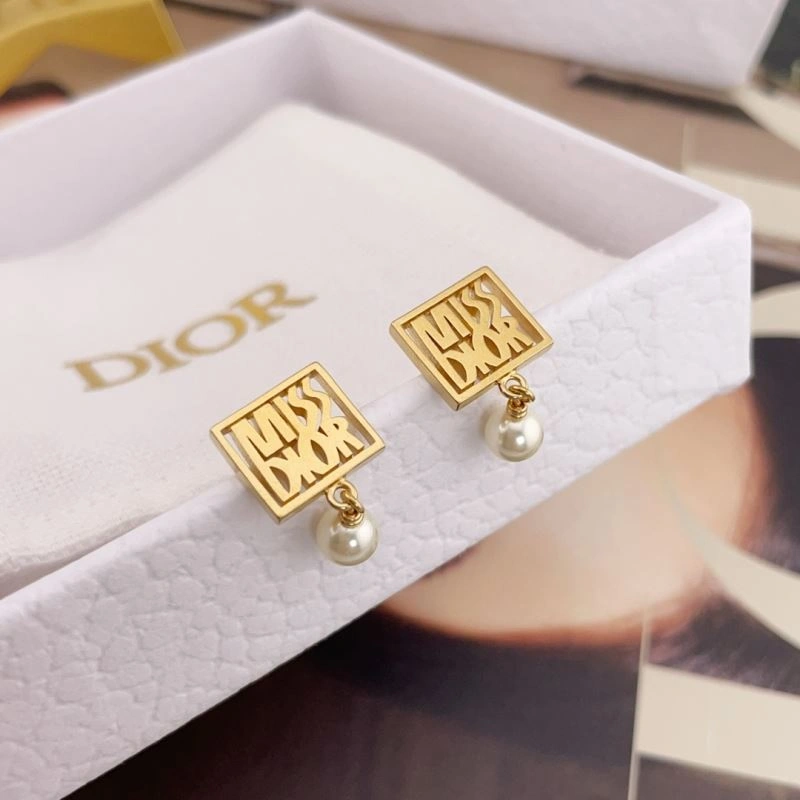 Christian Dior Earrings Neat 234964