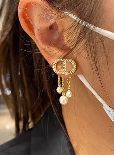 Christian Dior Earrings SmoothTexture 234955
