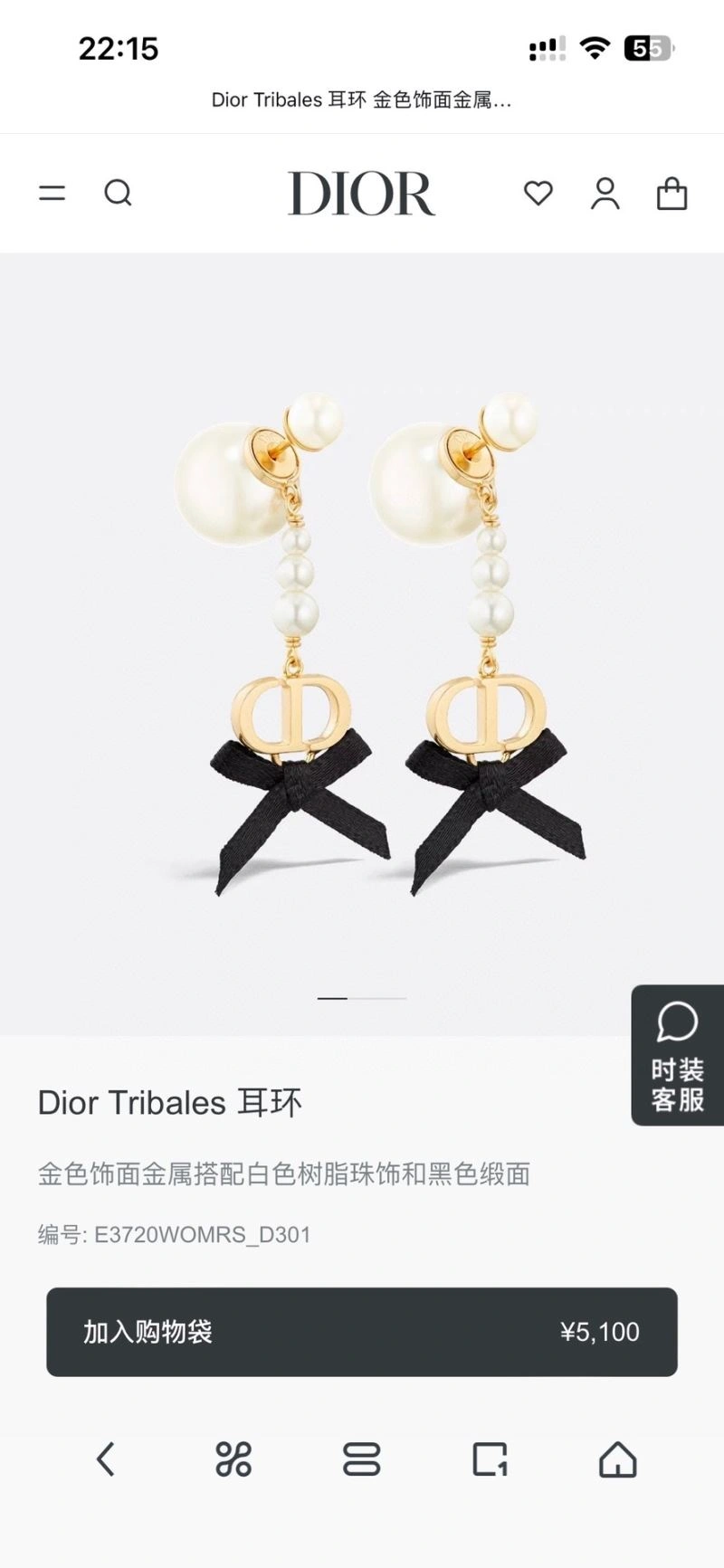Christian Dior Earrings Durable 234578