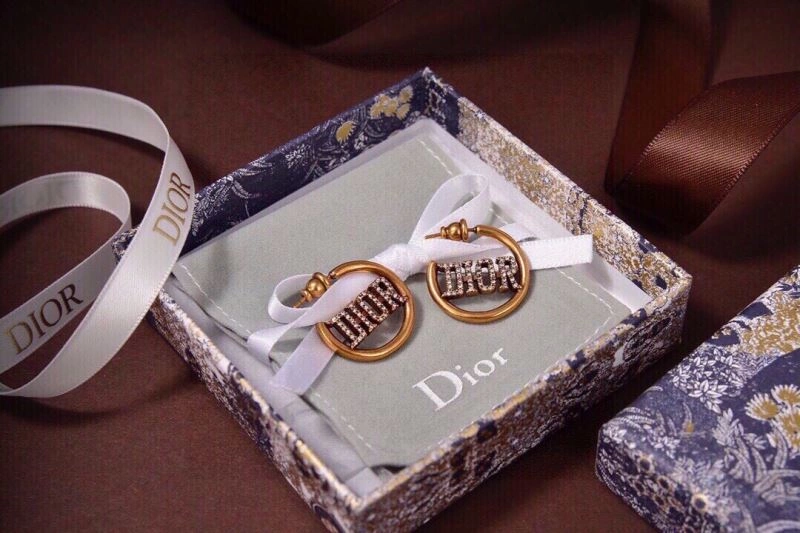 Christian Dior Earrings Stretchable 234608