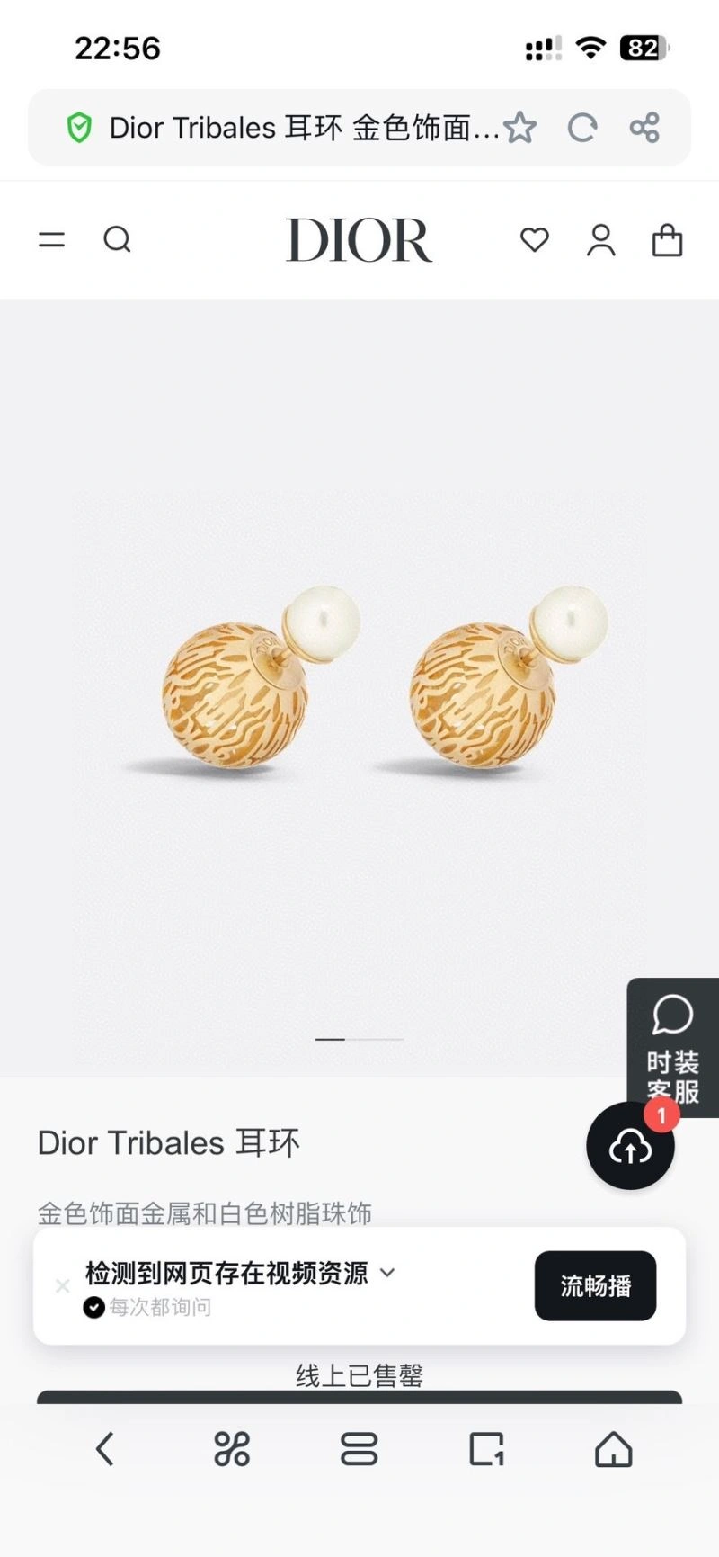Breathable Christian Dior Earrings 234527