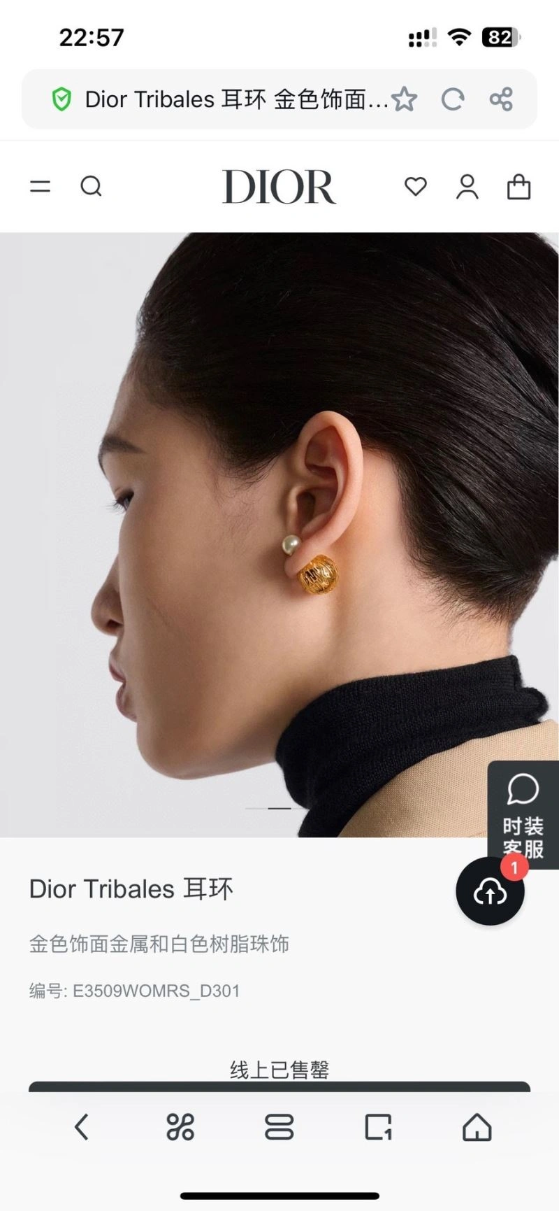 Breathable Christian Dior Earrings 234527