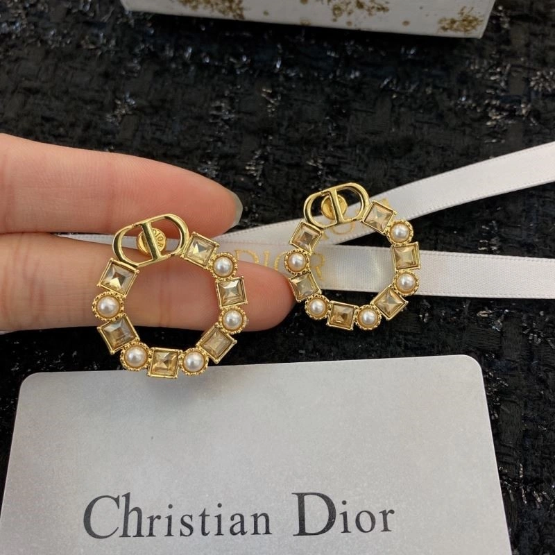Christian Dior Earrings Colorful 234289