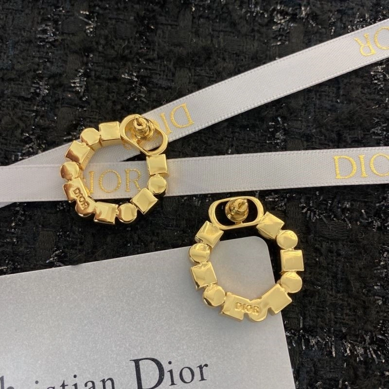 Christian Dior Earrings Colorful 234289