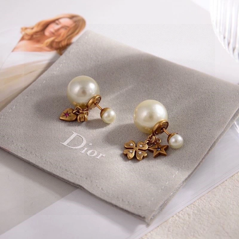Christian Dior Earrings Neat 234233