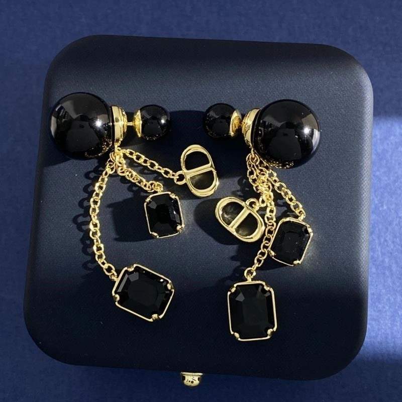 Christian Dior Earrings Colorful 234203