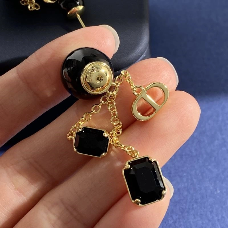 Christian Dior Earrings Colorful 234203