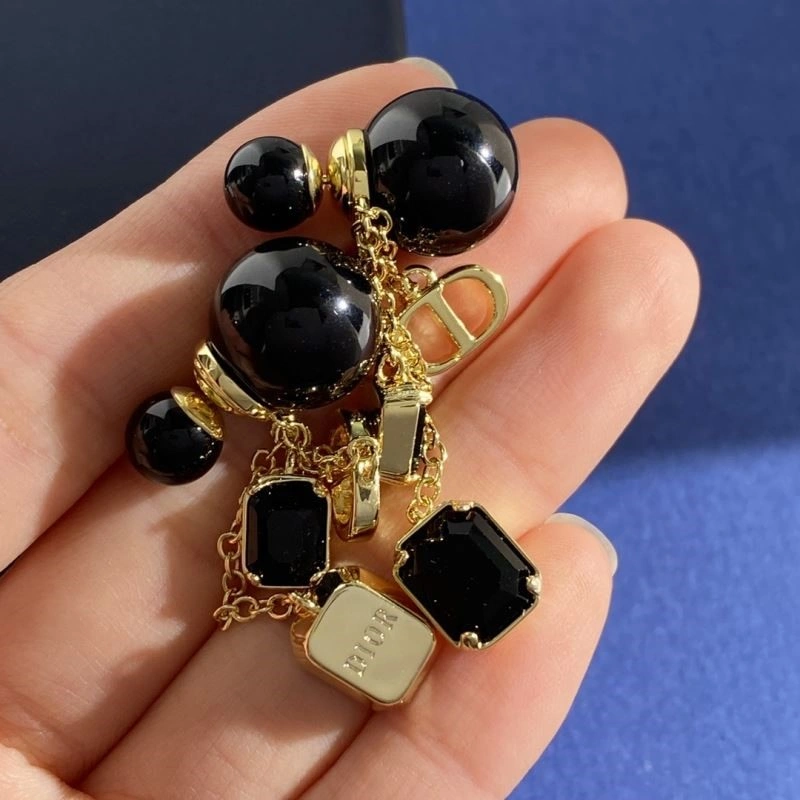 Christian Dior Earrings Colorful 234203