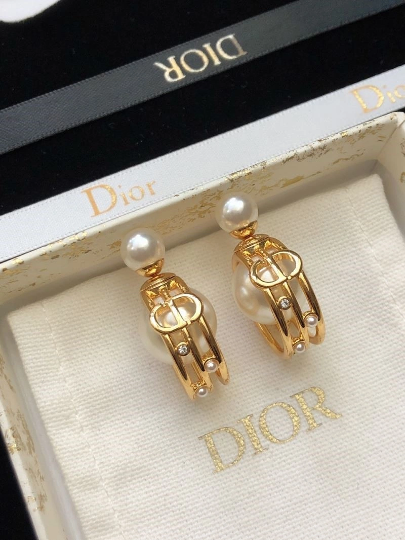 SmoothTexture Christian Dior Earrings 234186