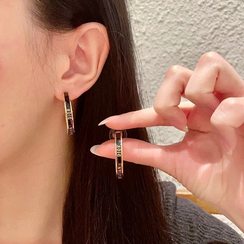 Christian Dior Earrings SmoothTexture 234172