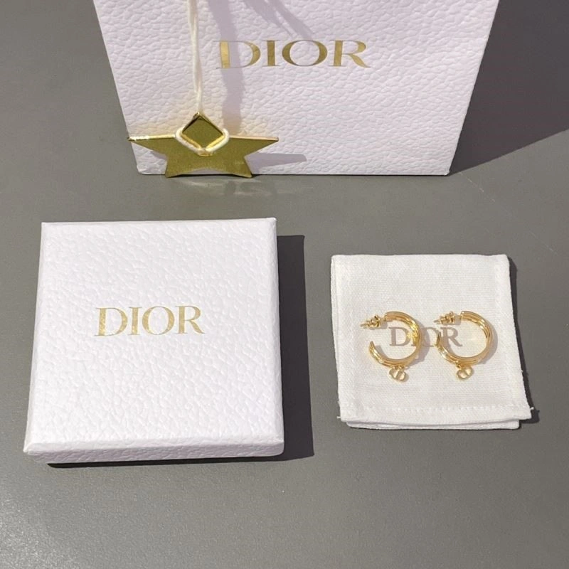 Christian Dior Earrings WrinkleFree 233868