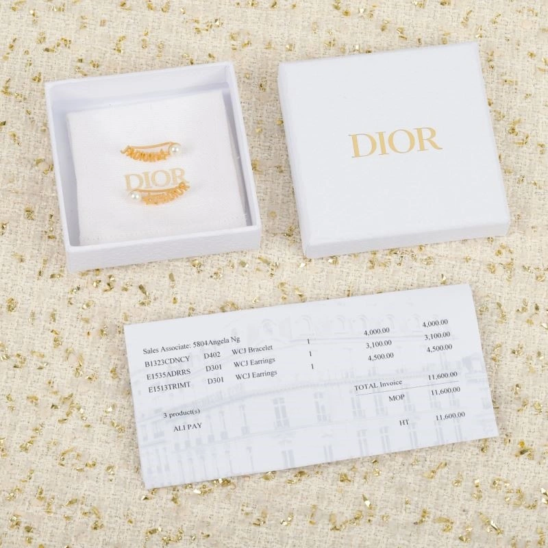Christian Dior Earrings SunProtective 233638