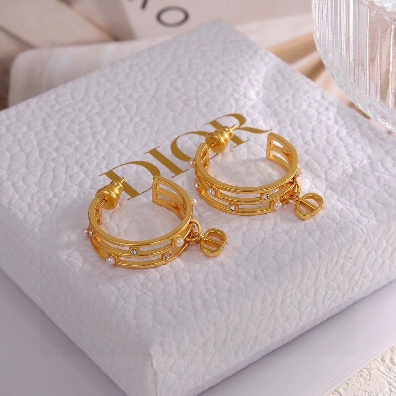 Christian Dior Earrings Flexible 233657