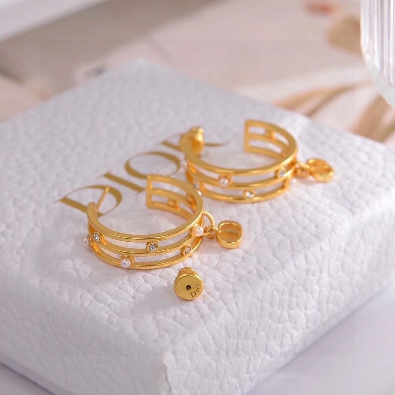 Christian Dior Earrings Flexible 233657