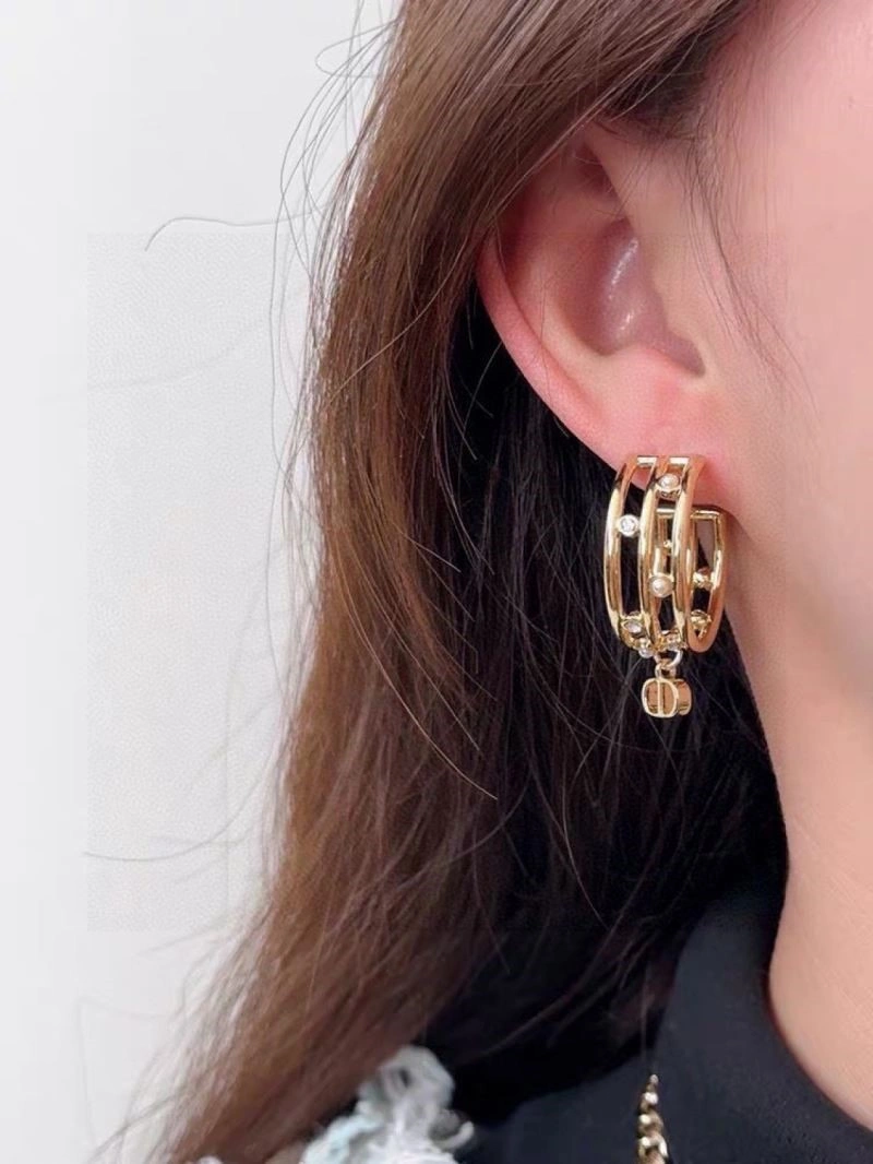 Christian Dior Earrings Flexible 233657