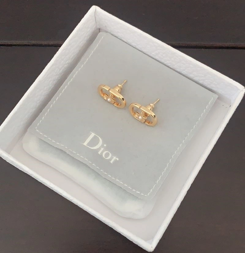 SmoothTexture Christian Dior Earrings 233585