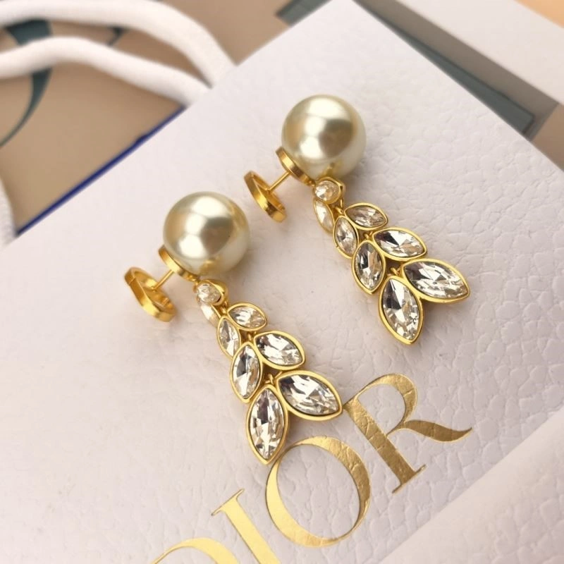 SmoothTexture Christian Dior Earrings 233569