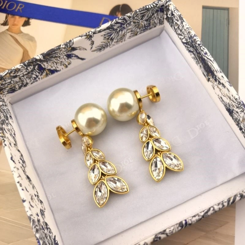 SmoothTexture Christian Dior Earrings 233569