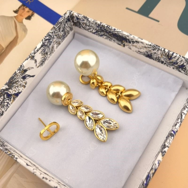 SmoothTexture Christian Dior Earrings 233569