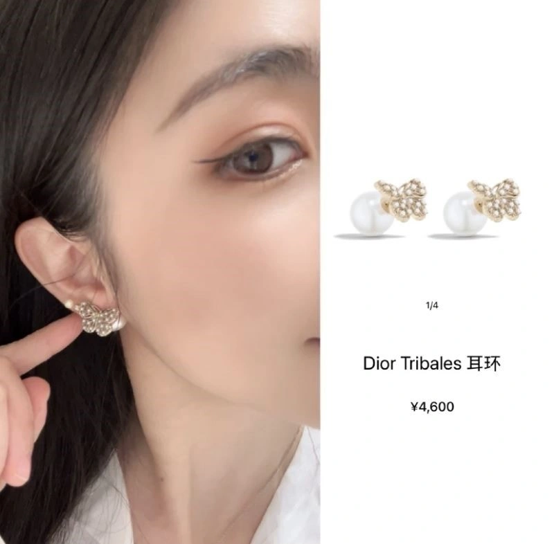 Christian Dior Earrings Attractive 233580